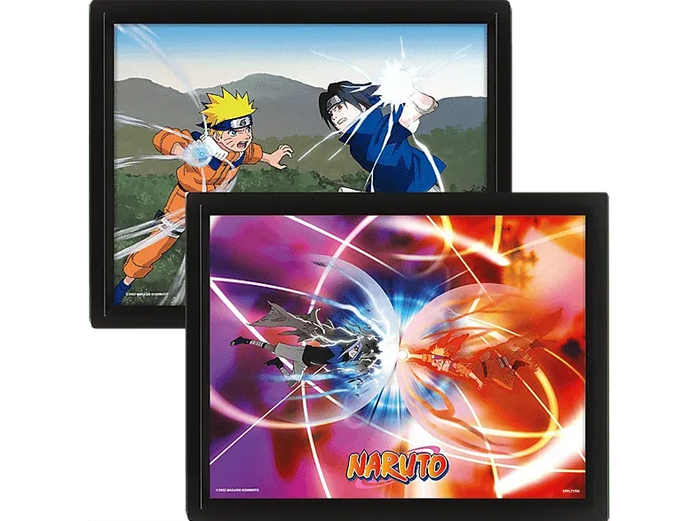 Póster 3D choque poder Naruto Pyramid International · foto 1