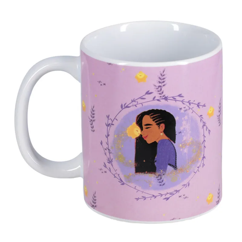 Taza Asha Wish rosa cerámica Disney Wish Paladone · foto 1