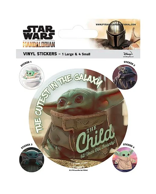Vinilos Decorativos Baby Yoda The Mandalorian Star Wars Pyramid International · foto 1