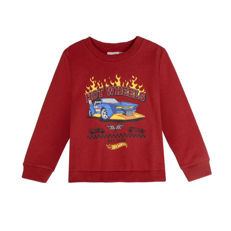 Sudadera Infantil Roja Hot Wheels · foto 1