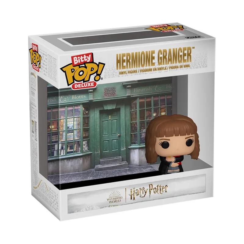 Figura Funko Bitty POP! Deluxe Harry Potter - Hermione Granger (Flourish & Blotts) · foto 1