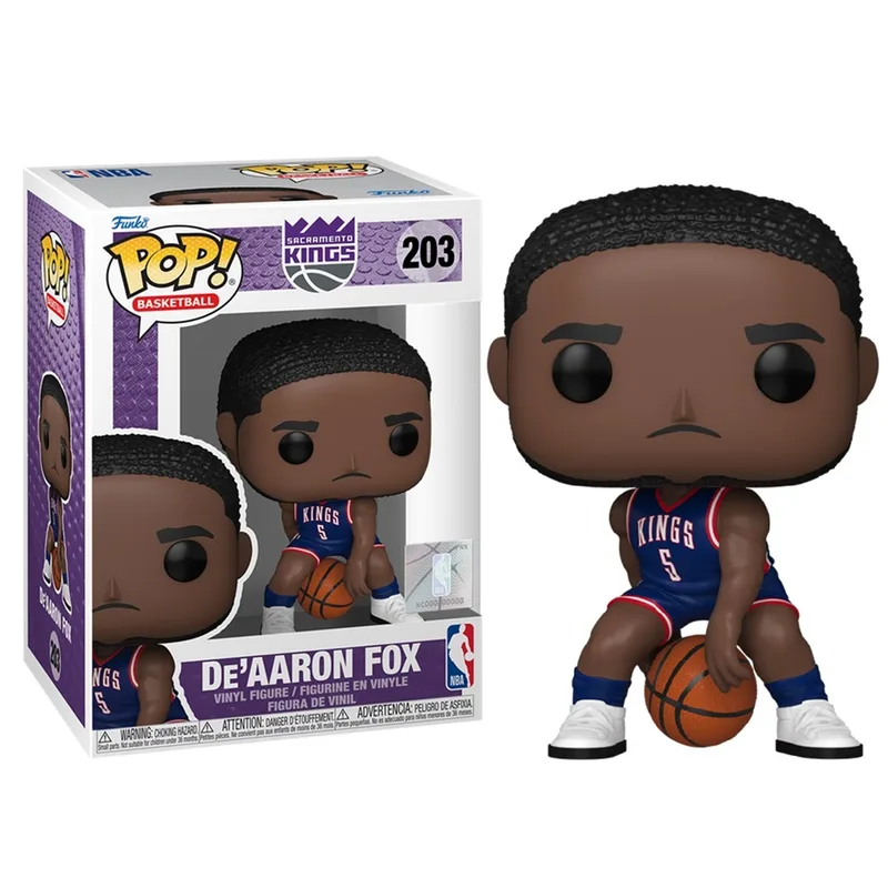 Figura Funko POP! NBA Sacramento Kings De'Aaron Fox (City Edition 2024) #203 · foto 1