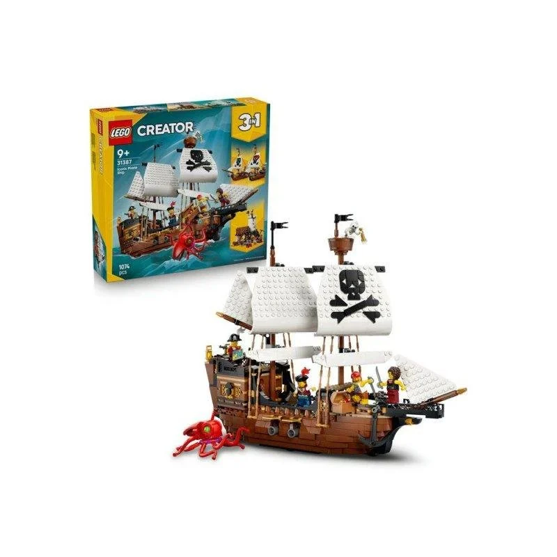 Set LEGO Creator Mítico Barco Pirata 31387 · foto 1