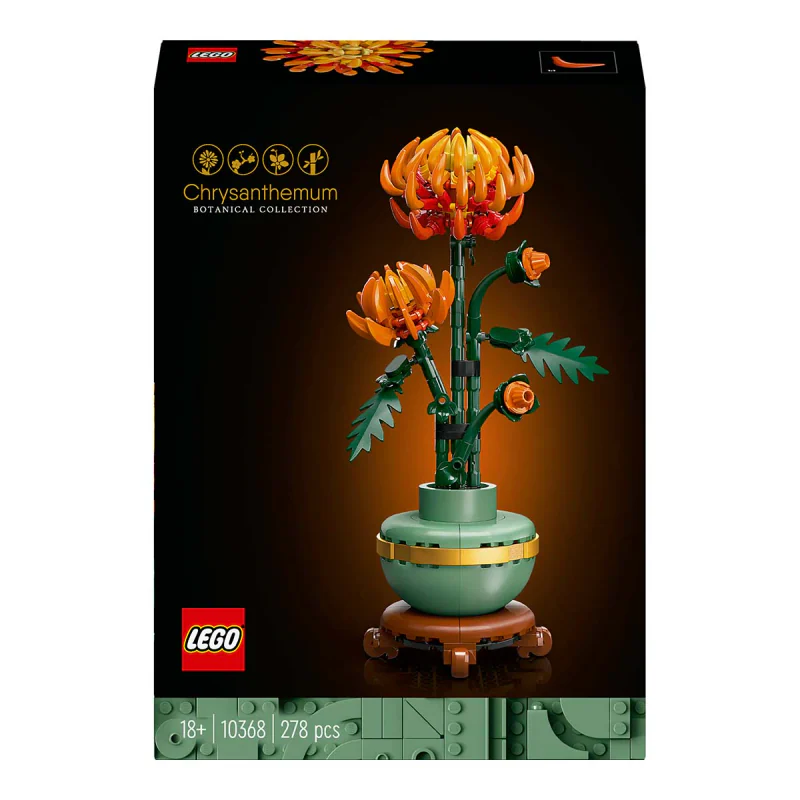 Set LEGO Icons Crisantemo 10368 · foto 1