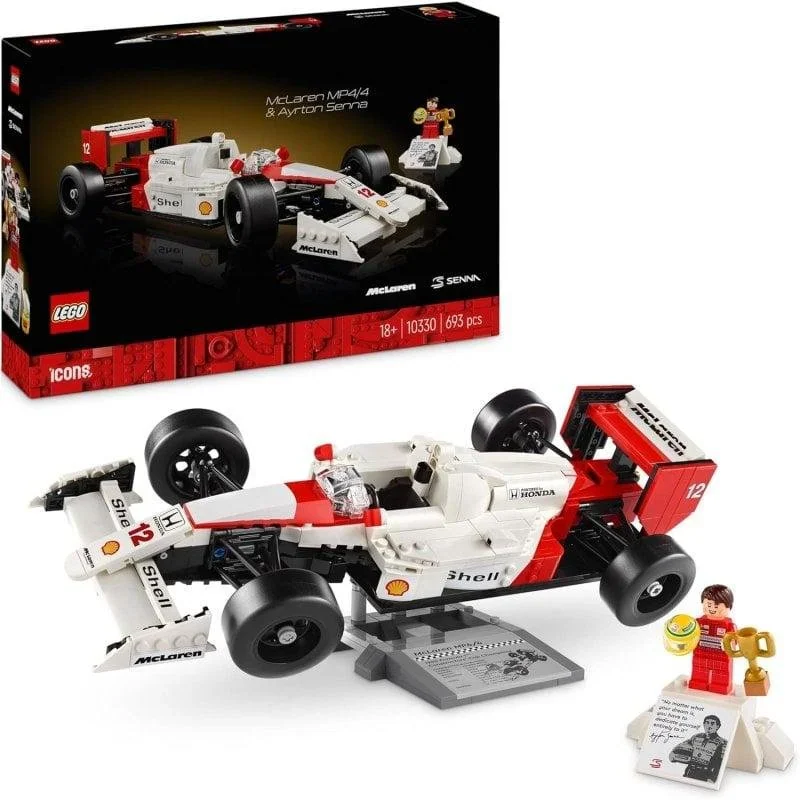 Set LEGO Icons McLaren MP4/4 y Ayrton Senna 10330 · foto 1