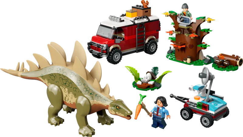Set LEGO Jurassic World Misiones Dinosaurio: Descubrimiento del Stegosaurus 76965 · foto 1