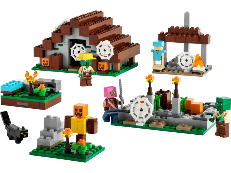 Set LEGO Minecraft La Aldea Abandonada 21190 · foto 1