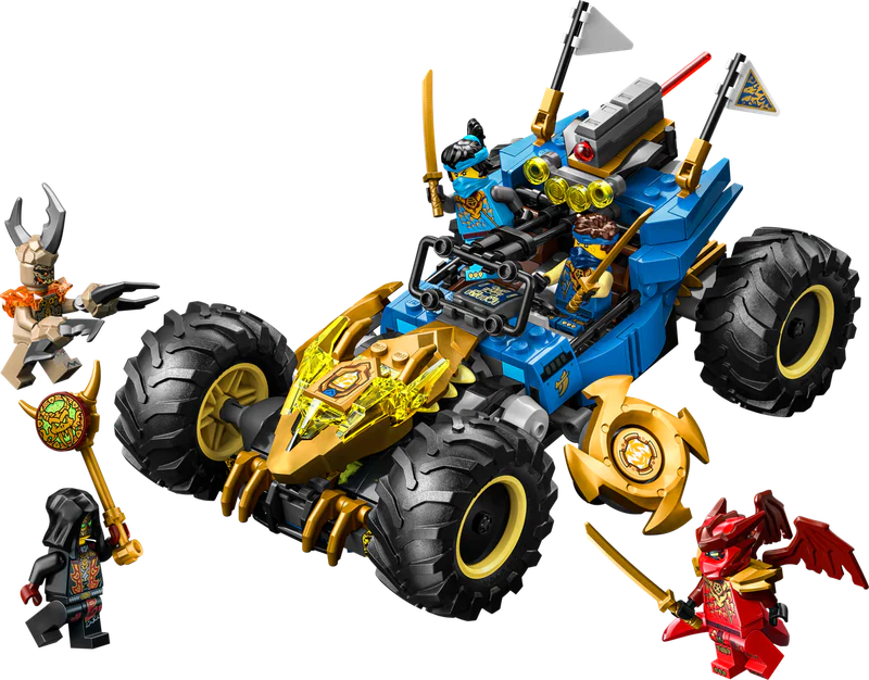 Set LEGO Ninjago Coche Transformable de Jay 2 en 1 71856 · foto 1