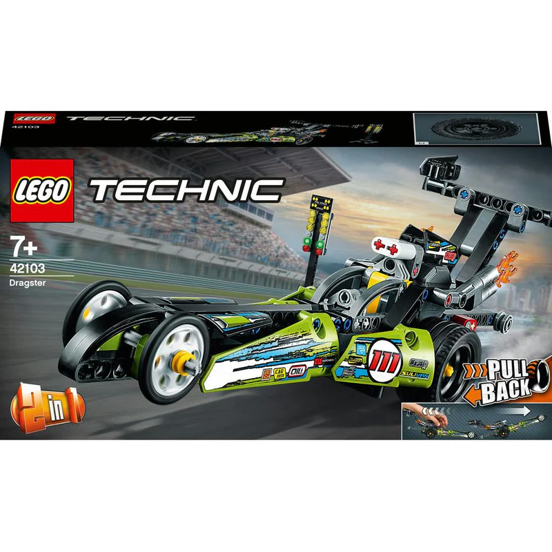 Set LEGO Technic Dragster 42103 · foto 1
